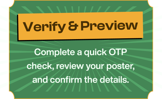 Publish your poster